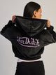 VON DUTCH VON DUTCH VD FULL ZIP VELOUR HOODIE - Boathouse