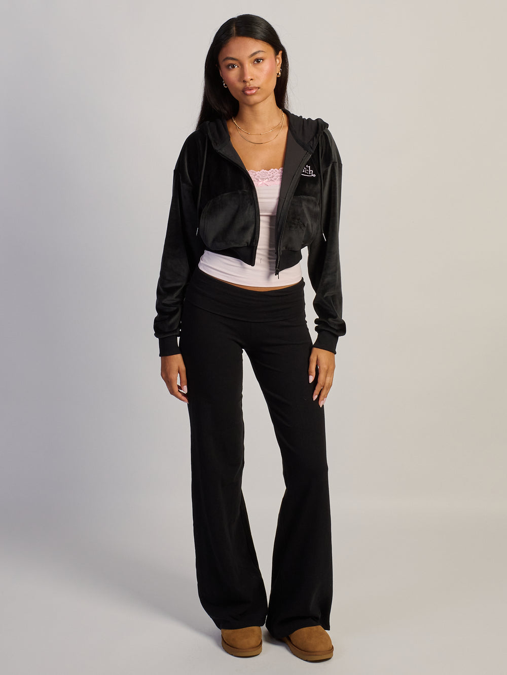HOODIE VON DUTCH VD FULL ZIP VELOUR