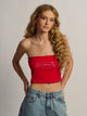 VON DUTCH VON DUTCH LOGO TUBE TOP TANK - Boathouse
