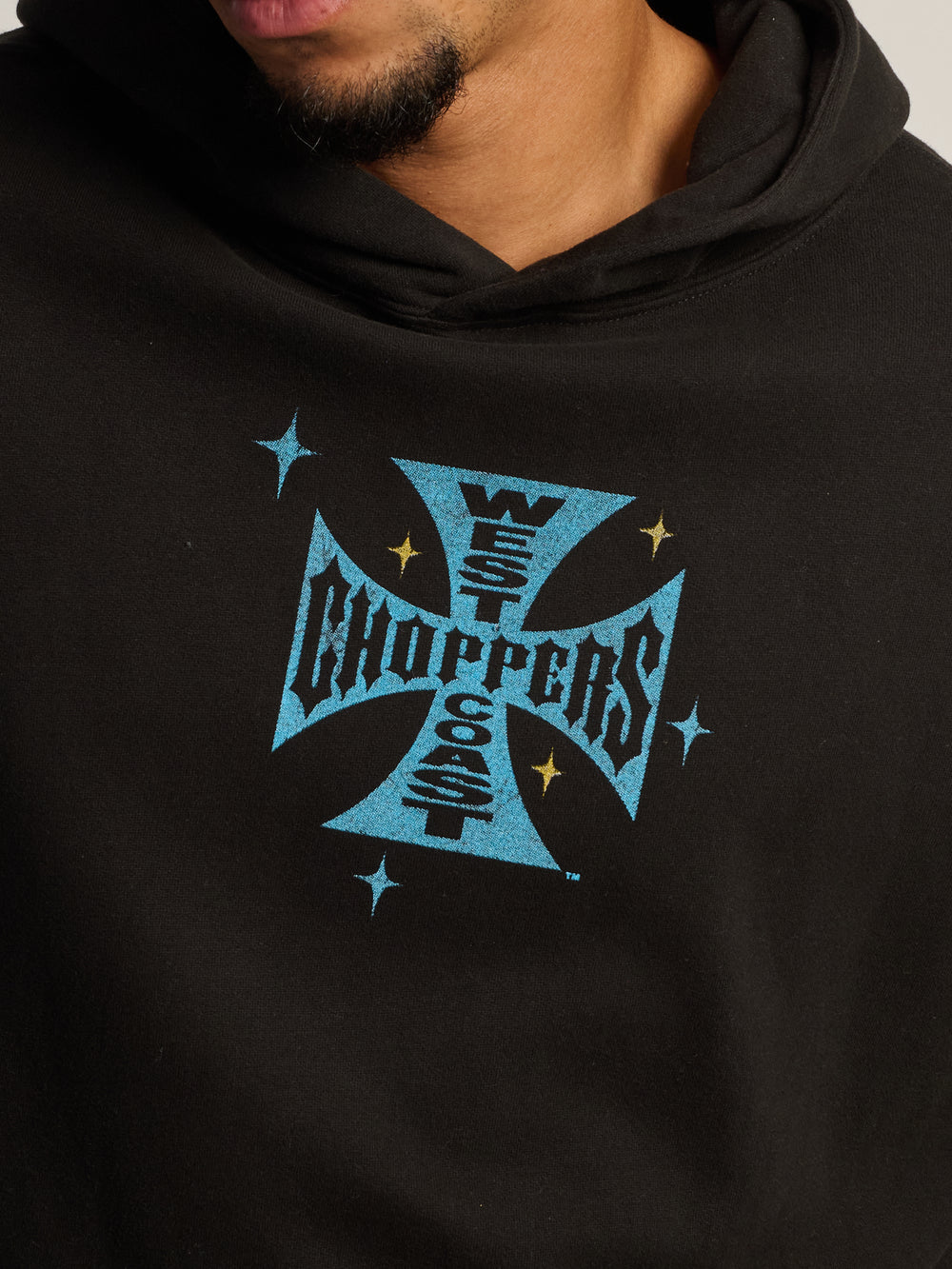 WEST COAST CHOPPERS RELAXED EAGLE PULL OVER HOODIE