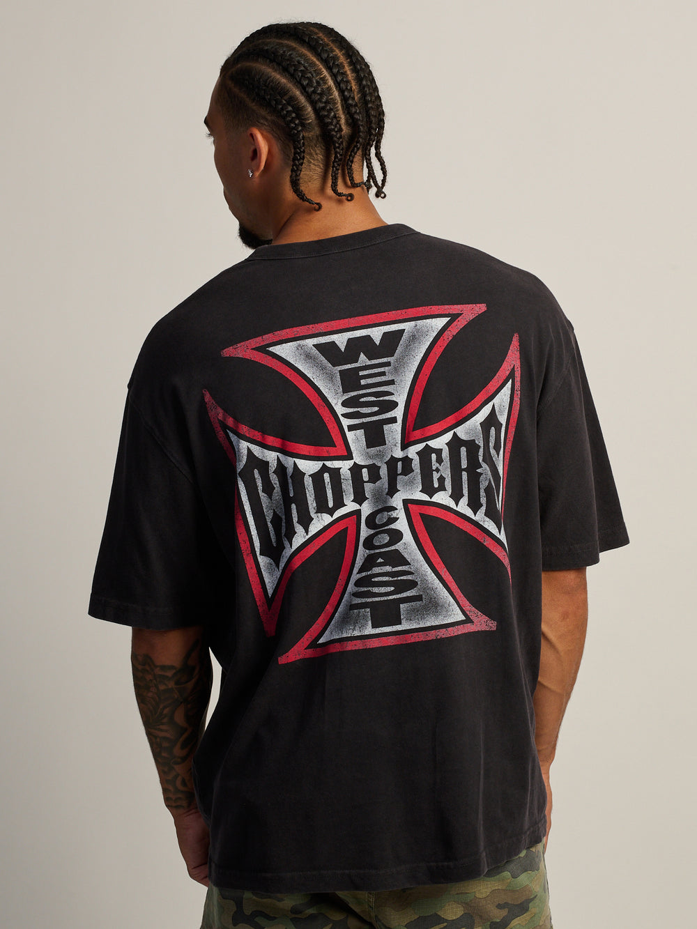 T-SHIRT DE FOOTBALL VINTAGE CHOPPERS DE LA CÔTE OUEST