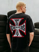WEST COAST CHOPPERS WEST COAST CHOPPERS VINTAGE FOOTBALL T-SHIRT - Boathouse