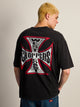WEST COAST CHOPPERS WEST COAST CHOPPERS VINTAGE FOOTBALL T-SHIRT - Boathouse