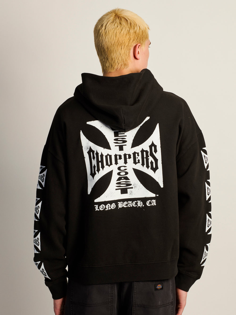 WEST COAST CHOPPERS CROSS RELAXED PULLOVER HOODIE