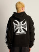 WEST COAST CHOPPERS WEST COAST CHOPPERS CROSS RELAXED PULLOVER HOODIE - Boathouse