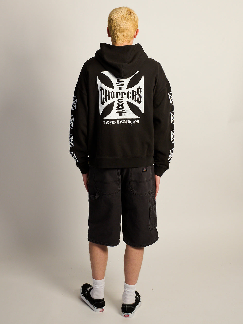 WEST COAST CHOPPERS CROSS RELAXED PULLOVER HOODIE