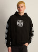 WEST COAST CHOPPERS WEST COAST CHOPPERS CROSS RELAXED PULLOVER HOODIE - Boathouse