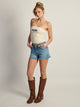 WRANGLER WRANGLER COWBOY 3.5in SHORTS - MID WASH - Boathouse