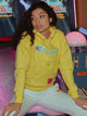 CHAMPION WOMENS REV WEAVE CHN PULLOVER HOODIE - YELLOW - CLEARANCE - Boathouse
