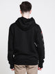 CROOKS & CASTLES MENS ROSES BLOCK PULLOVER HOODIE - BLACK - CLEARANCE - Boathouse