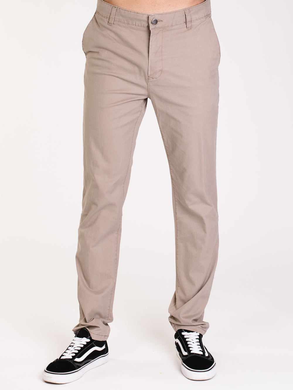 MENS SPRING SLIM CHINO - KAKI - CLEARANCE
