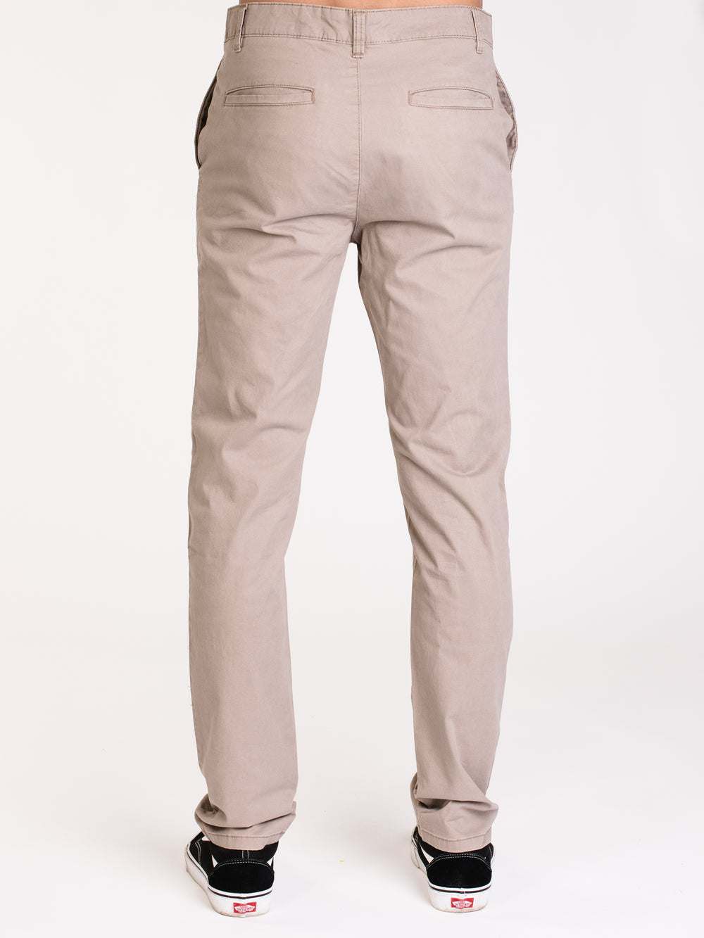 MENS SPRING SLIM CHINO - KAKI - CLEARANCE