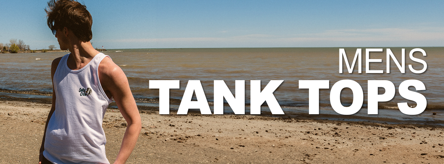 Tall Tank Tops: Tall Men Beach Black Tank Top