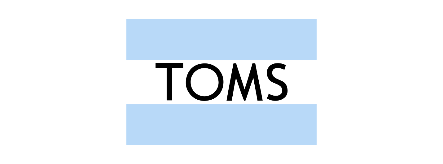 TOMS LOGO WEB PAGE BANNER