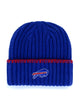 47 BLANKET STITCH CUFF KNIT BILLS BEANIE - BLUE