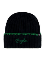 47 BLANKET STITCH CUFF KNIT EAGLES BEANIE - BLACK
