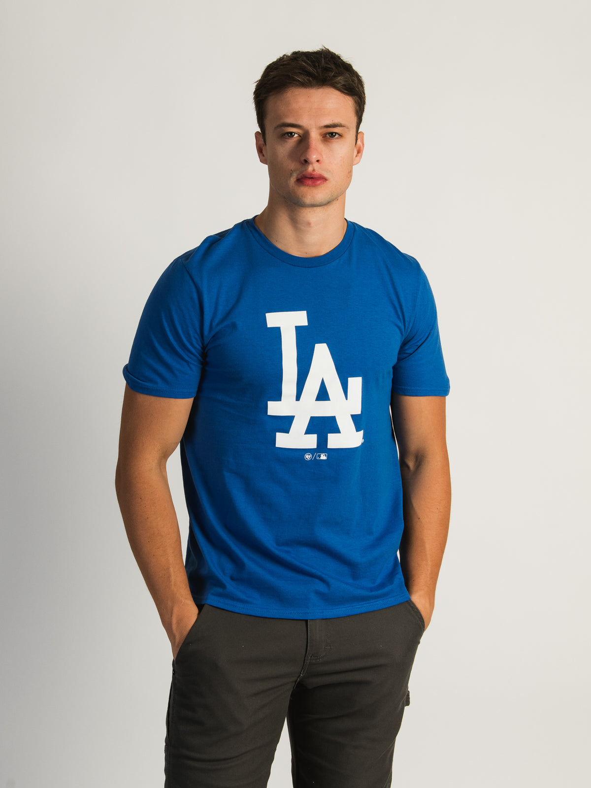 47 47 La Dodgers Big T-shirt Blue L