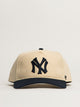 47 NEW YORK YANKEES 2TONE HITCH HAT - NATURAL