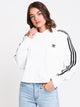 ADIDAS WOMENS 3STR CUTOFF CROP PULLOVER HD - WHT - CLEARANCE - Boathouse