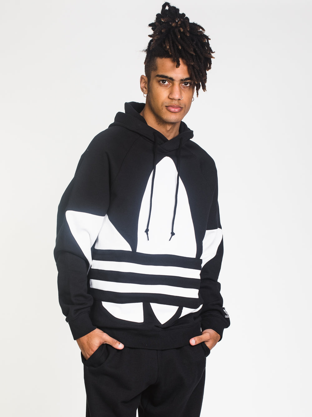 ADIDAS BIG TREFOIL PULLOVER HOODIE  - CLEARANCE