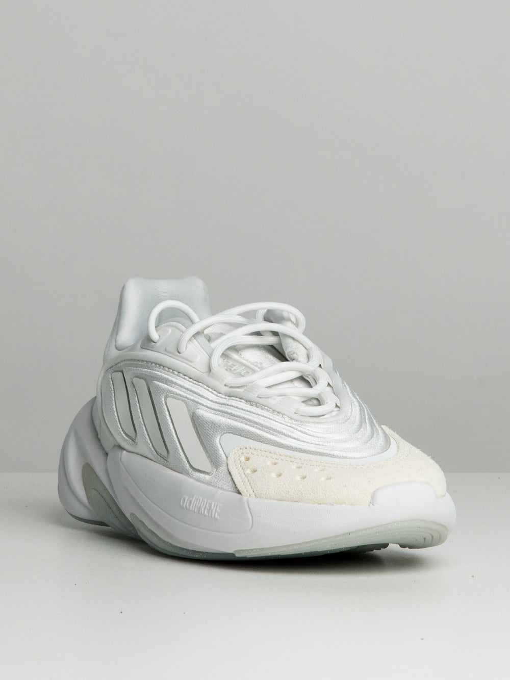 WOMENS ADIDAS OZELIA SNEAKERS - WHITE/WHITE - CLEARANCE