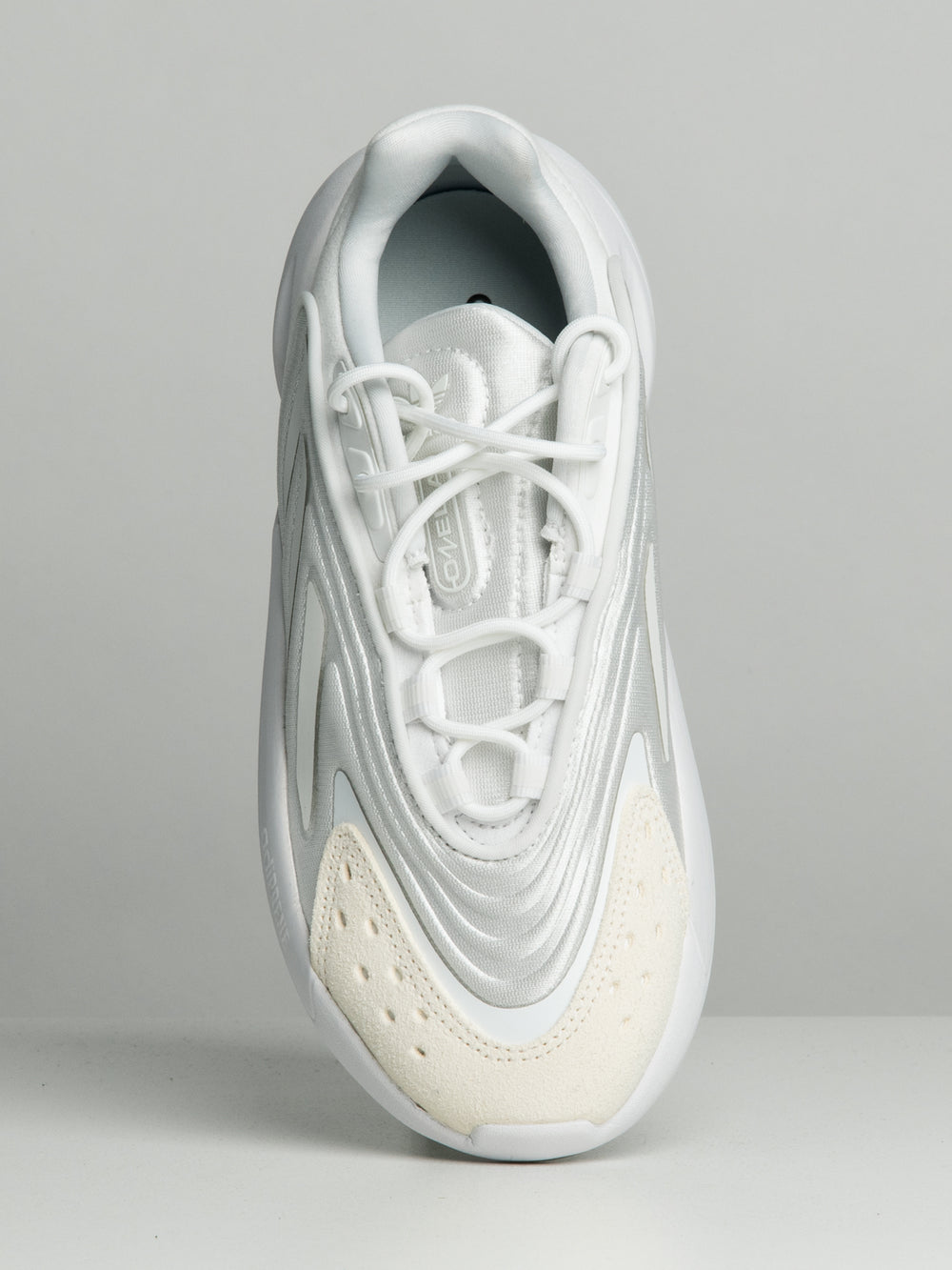 WOMENS ADIDAS OZELIA SNEAKERS - WHITE/WHITE - CLEARANCE