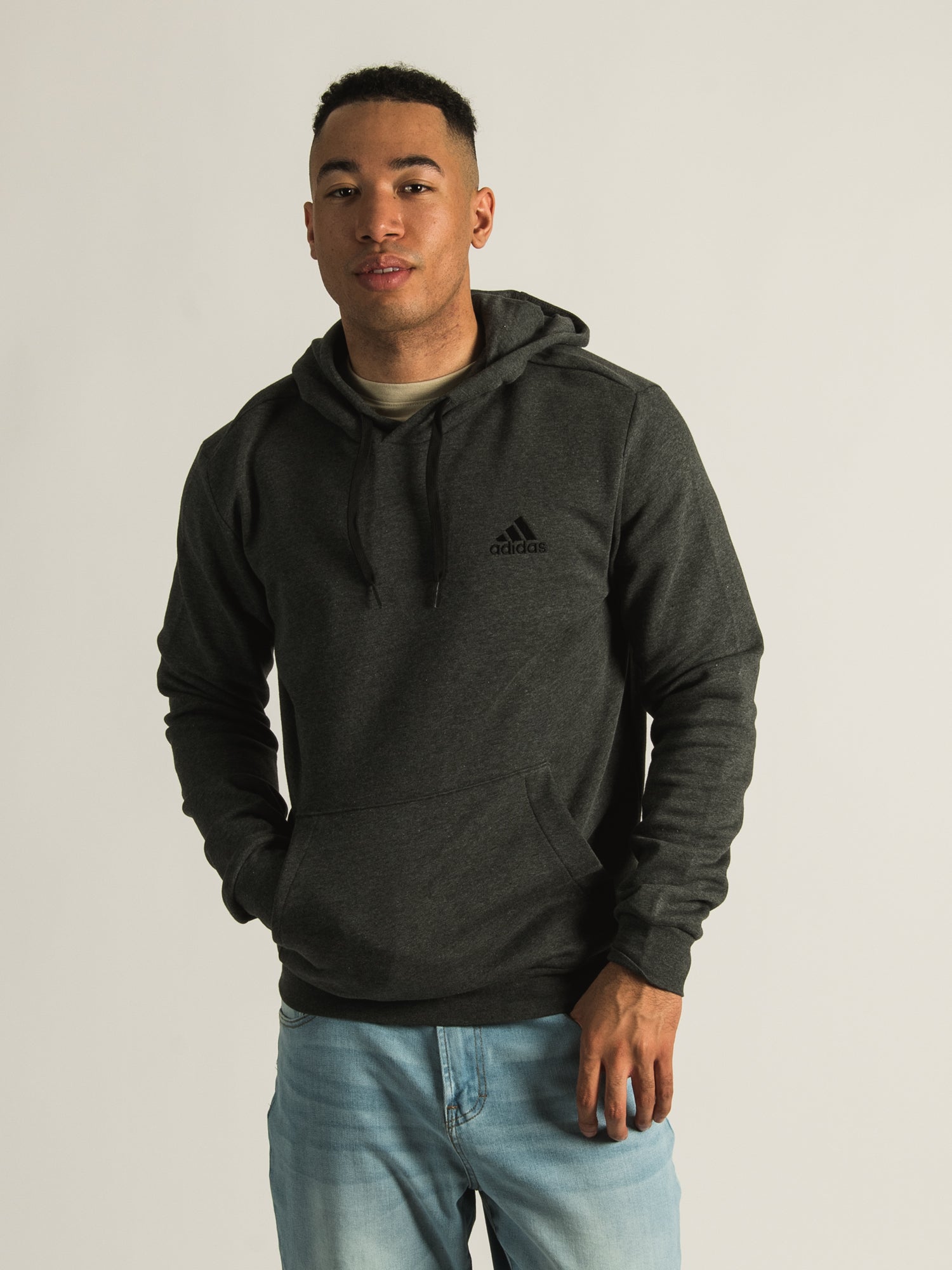 Adidas essentials sale pullover hoodie