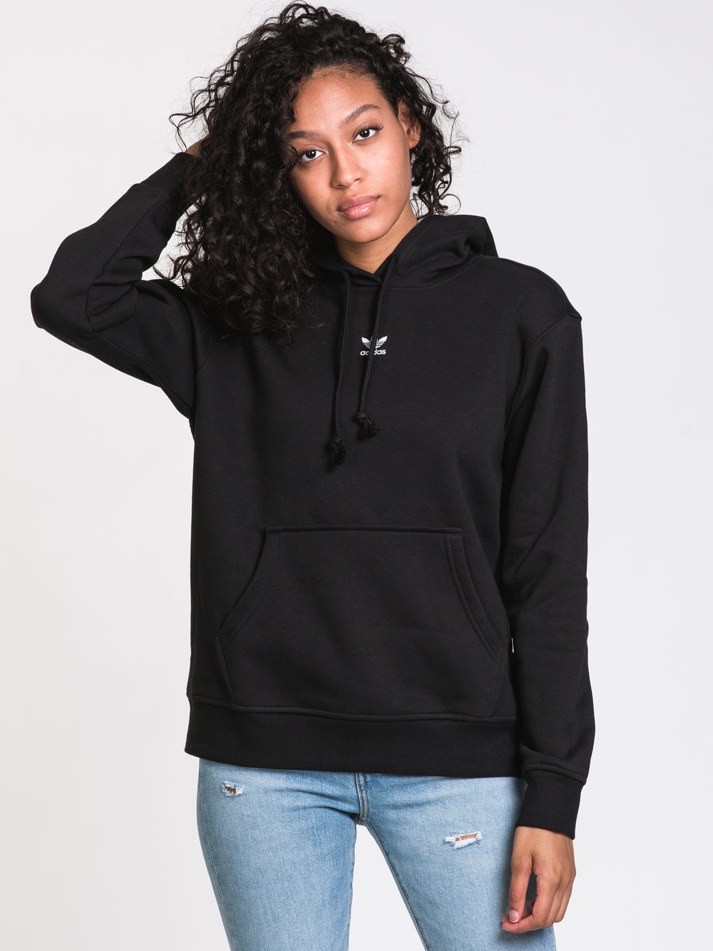 ADIDAS LOGO PULLOVER HOODIE  - CLEARANCE