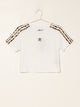 ADIDAS CROPPED SHORT SLEEVE TEE  - CLEARANCE