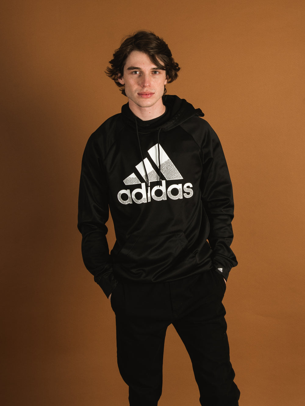 Sweat à Capuche Noir Homme Adidas HL2172