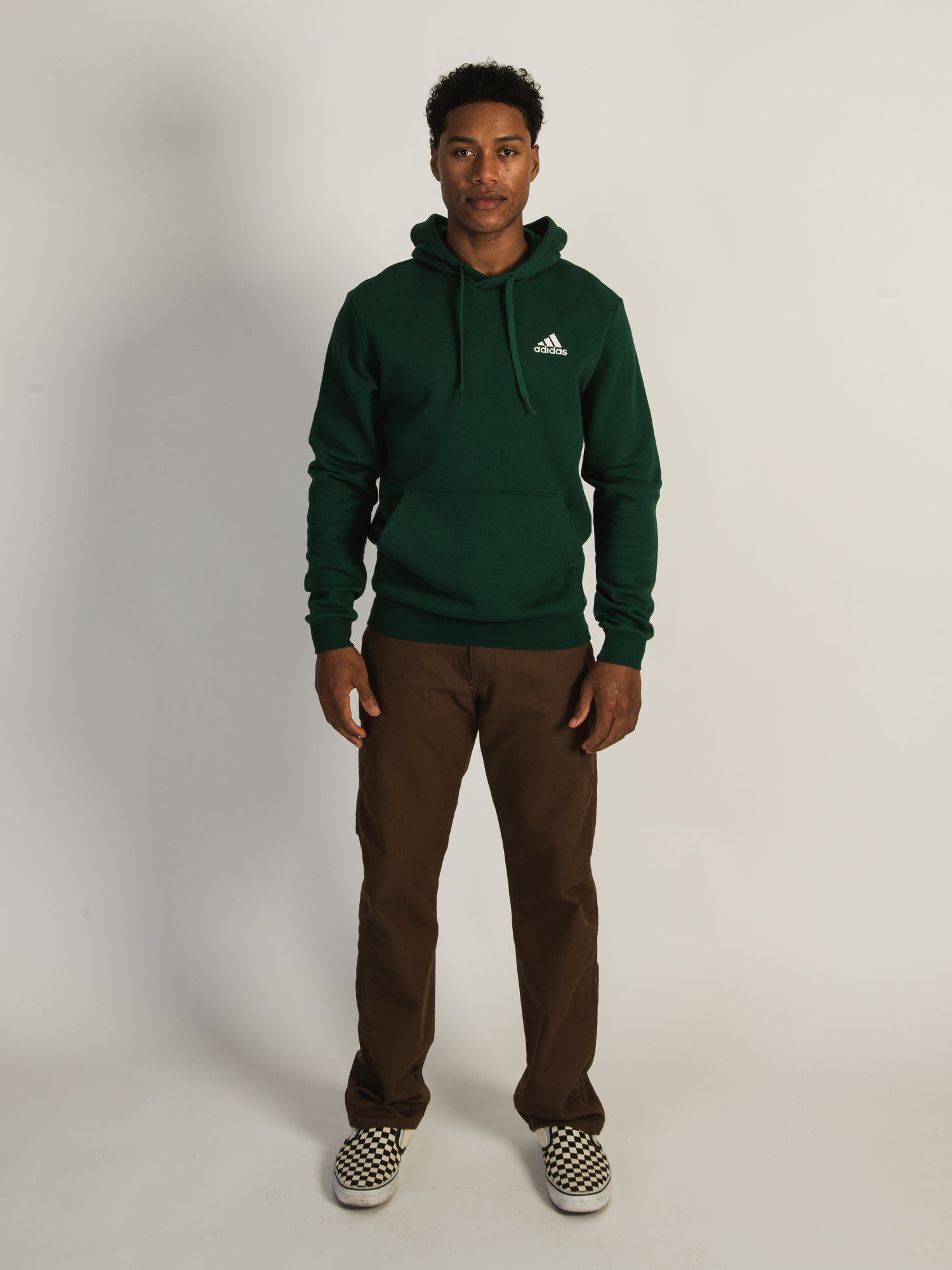 Adidas hoodie dark green online