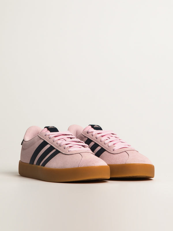 WOMENS ADIDAS VL COURT 3.0 SNEAKER - CLEAR PINK/LEGEND INK/GUM