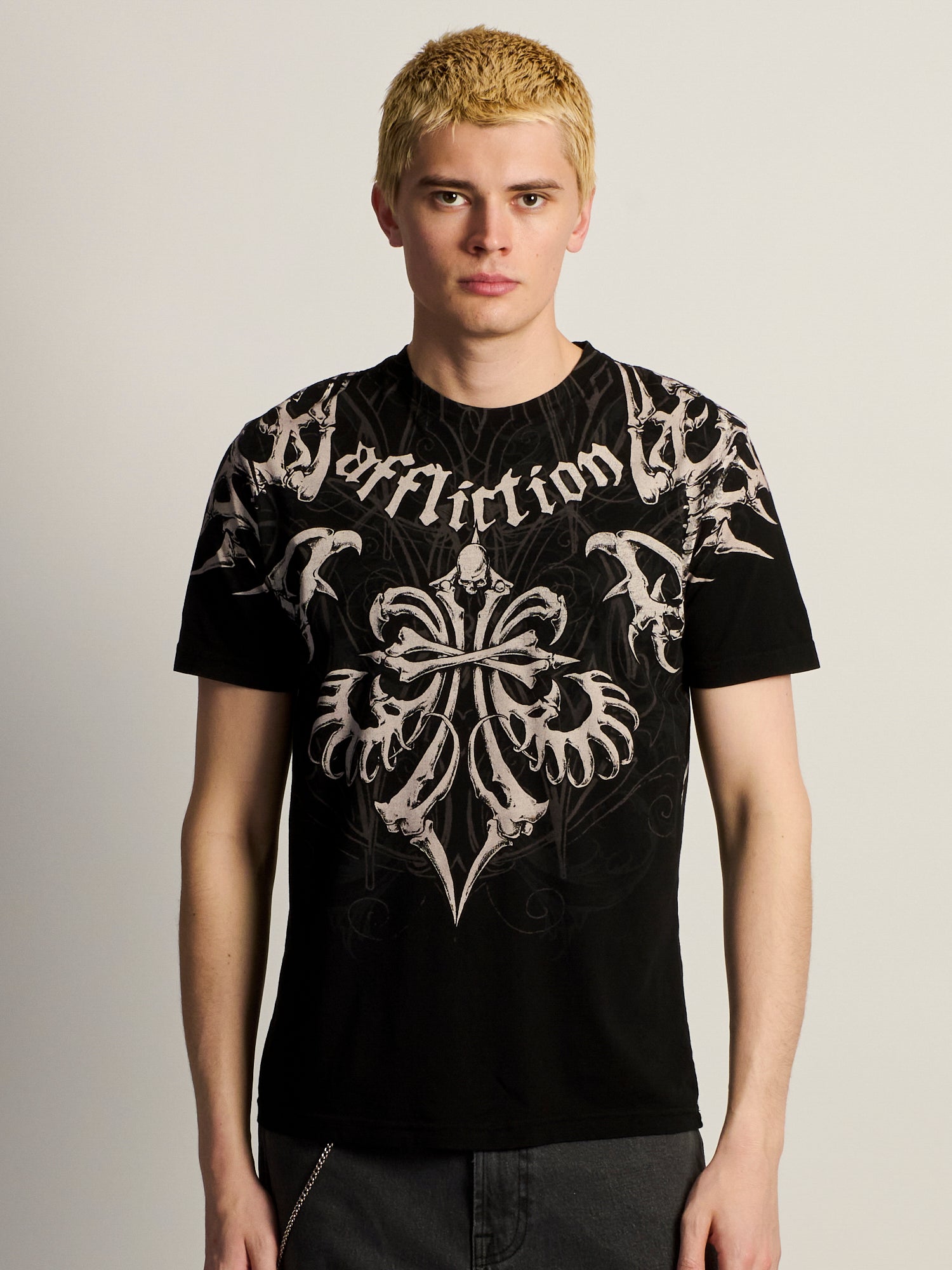 AFFLICTION SKELETON T-SHIRT