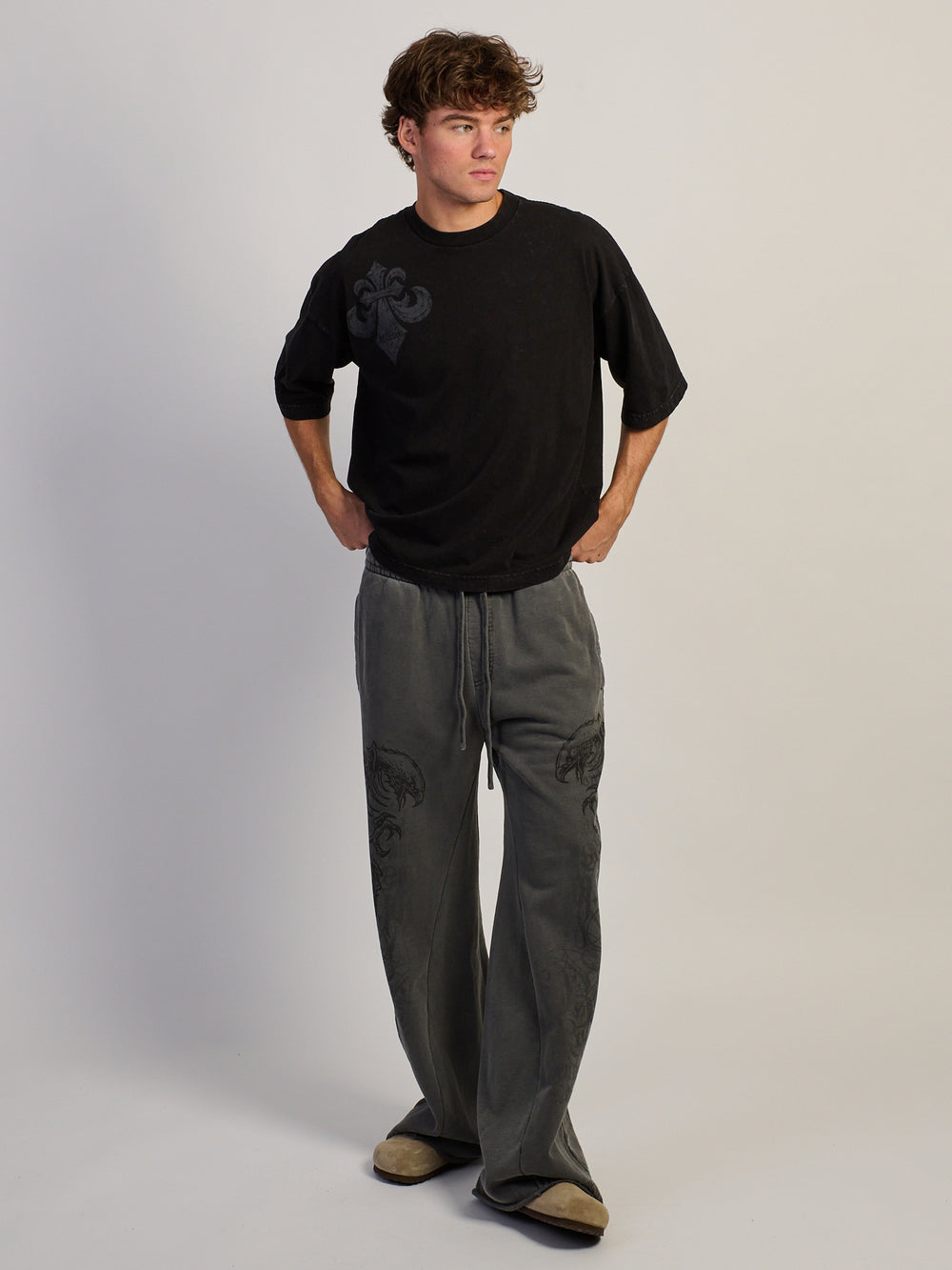 PANTALON DE SWEAT BAGGY AFFLICTION BIRDS OF PREY