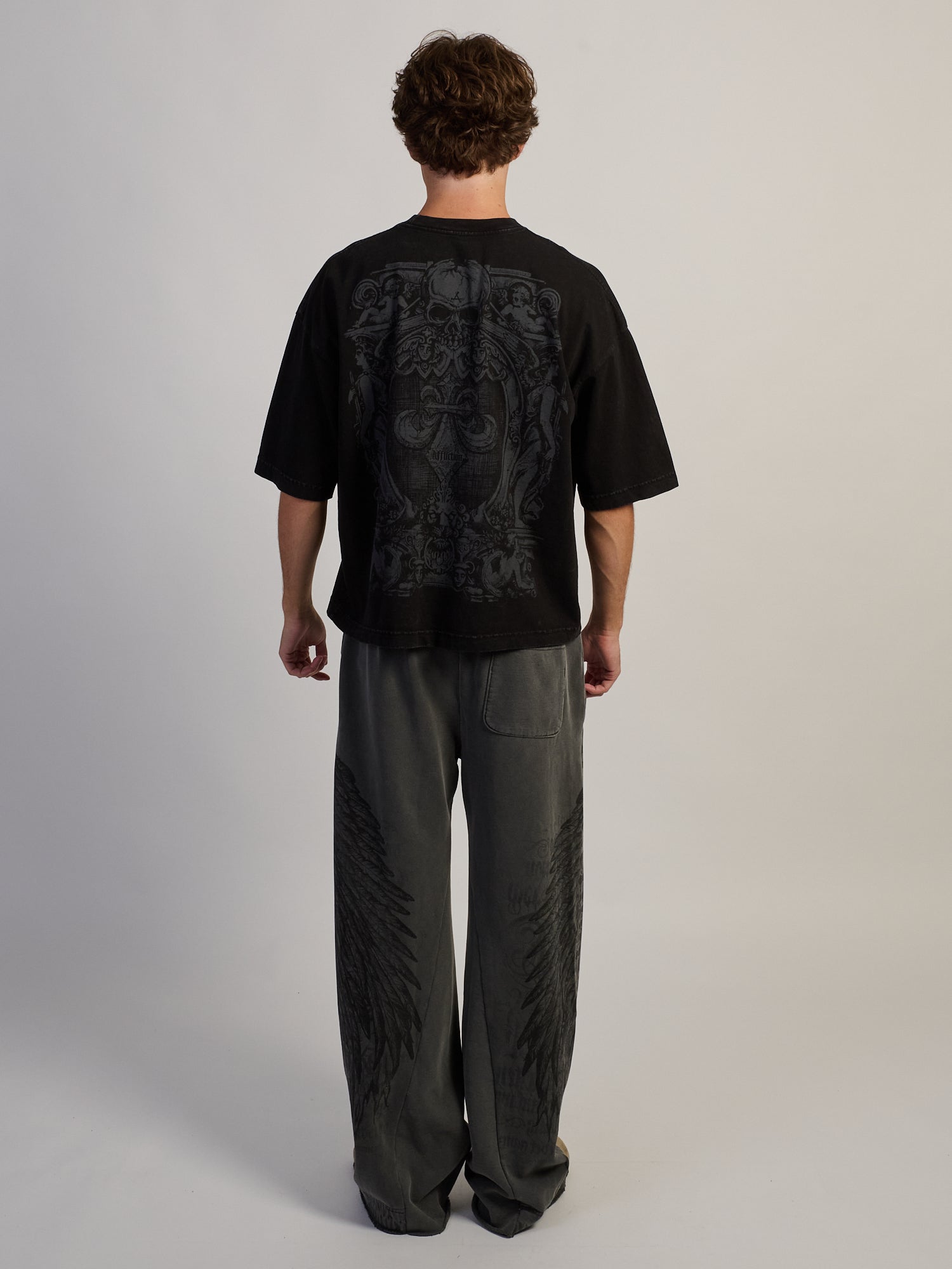 AFFLICTION GATE T-SHIRT BOXY