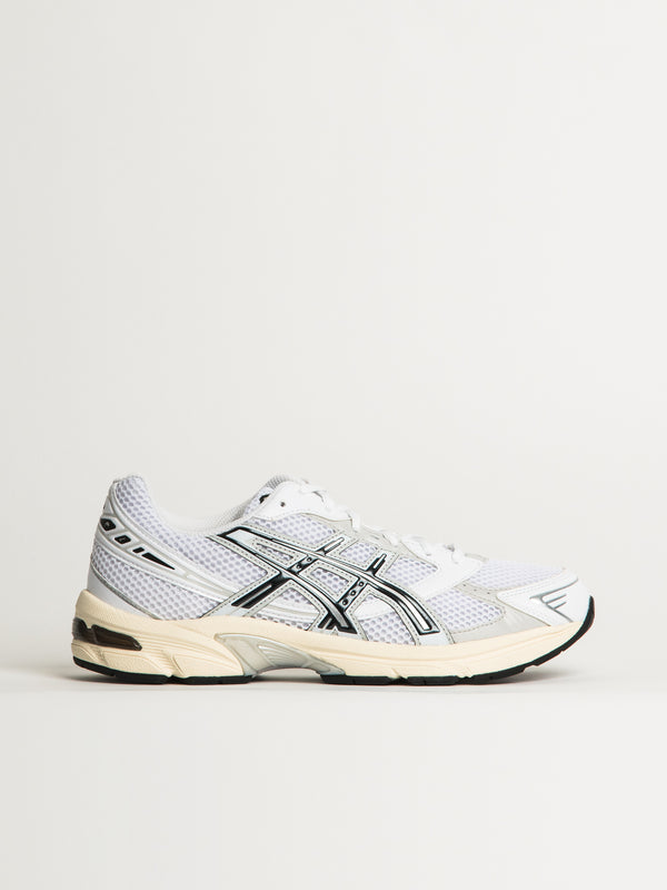 MENS ASICS GEL 1130 SNEAKER - WHITE/CLOUD GREY