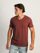 BOATHOUSE VICTOR V-NECK TEE- SMOKEY MAUVE - Boathouse