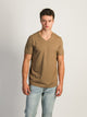 BOATHOUSE VICTOR V-NECK TEE- HEATEHR BEIGE - Boathouse