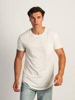 T-SHIRT VICTOR LONGLINE - CRÈME