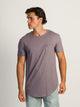 BOATHOUSE LONGLINE TEE- MAUVE - Boathouse