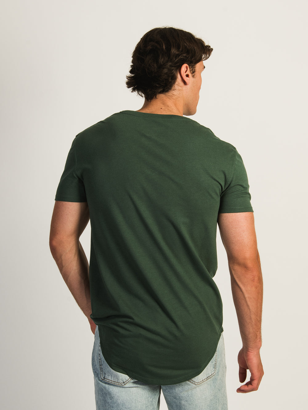 T-SHIRT VICTOR LONGLINE - PINE