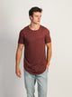 BOATHOUSE LONGLINE TEE- SMOKEY MAUVE - Boathouse