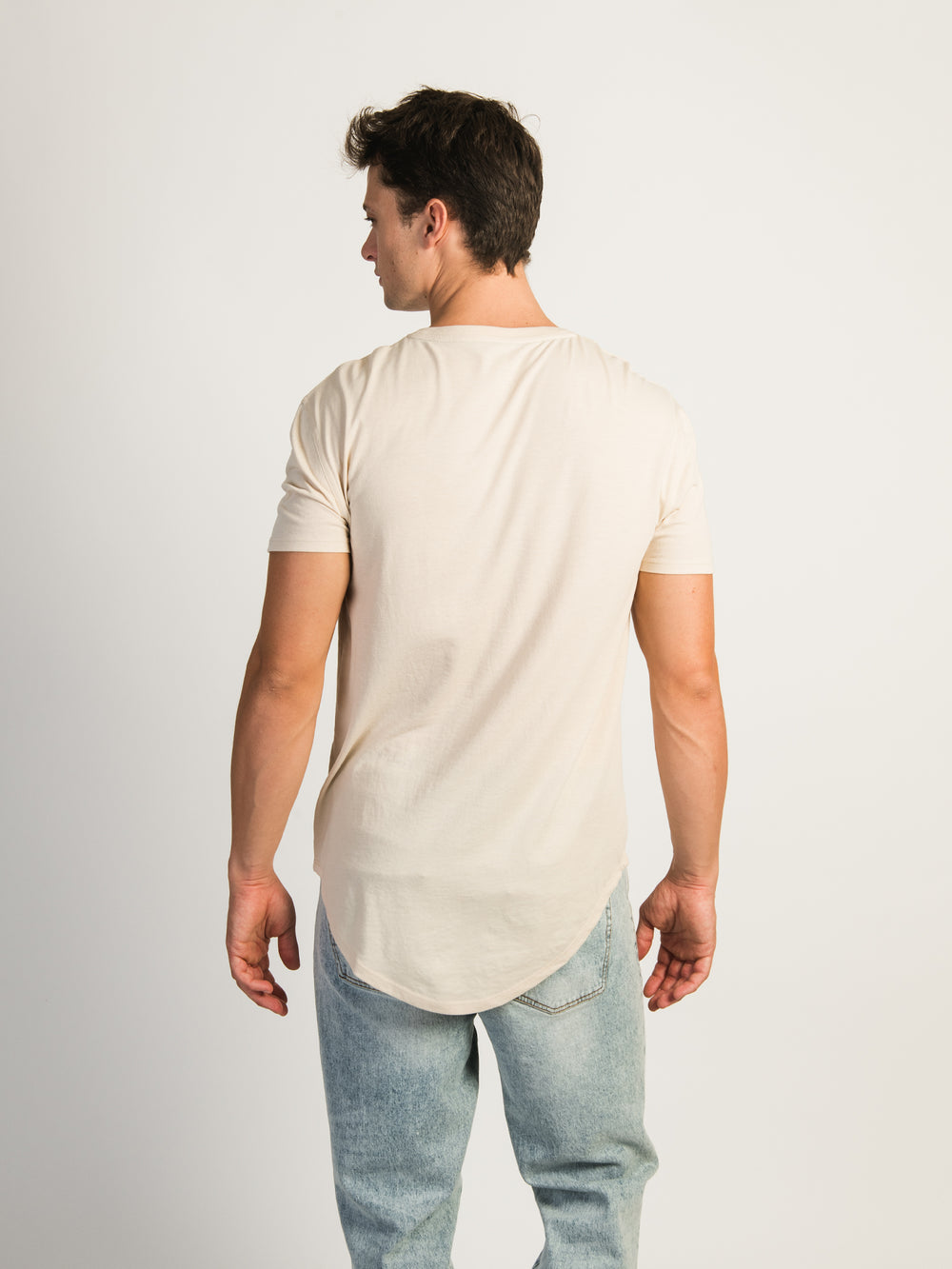 TEE-SHIRT LONGLINE - PARCHEMIN