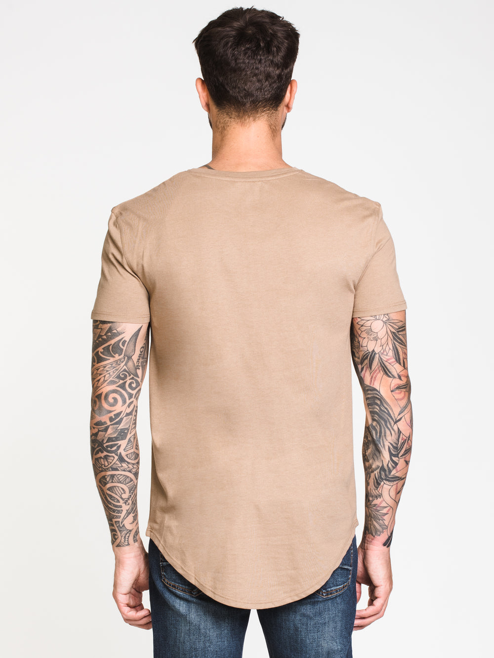 T-SHIRT LONGLINE HOMME - LIQUIDATION