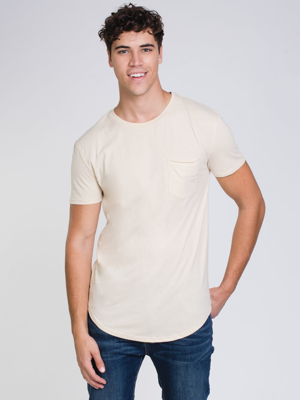 MENS LONGLINE T - CLEARANCE