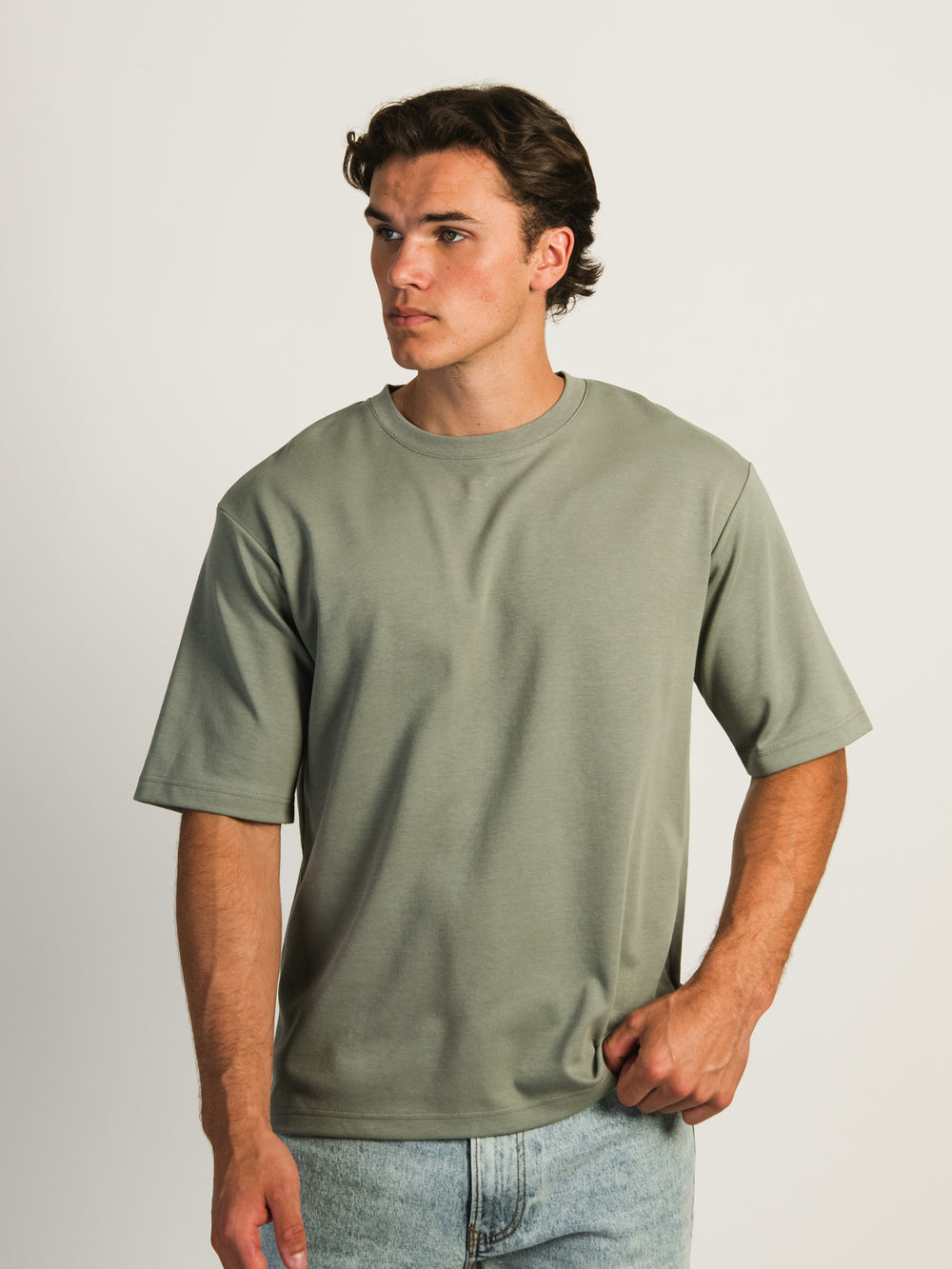 T-SHIRT BOXY FIT - VERT