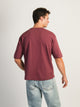 BOXY FIT TEE- SMOKEY MAUVE