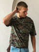 SHORT CUT TEE - CAMOUFLAGE