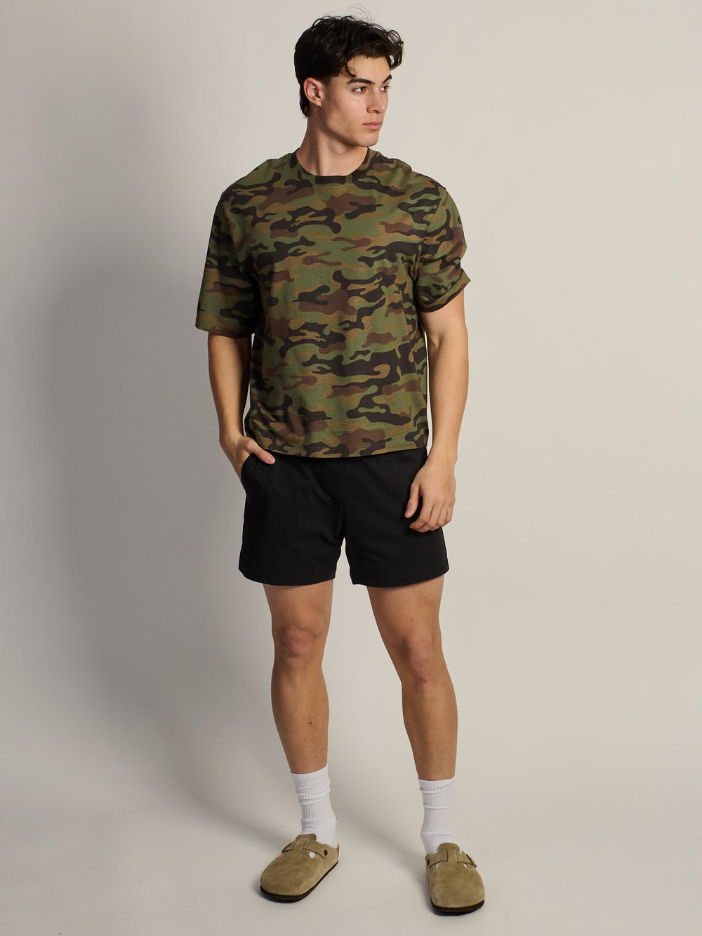 BOATHOUSE ESSENTIALS SHORT CUT TEE - CAMOUFLAGE - Boathouse