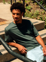 SHORT CUT TEE - GREEN